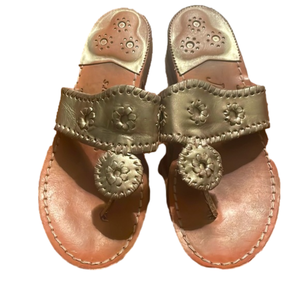 🌿Jack Rogers leather sandals - gold, size 7M🌿